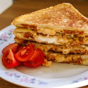 Grilled kimchi sandwich