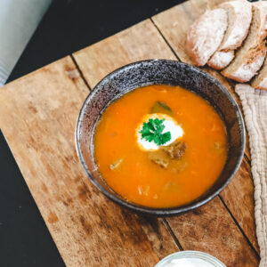 Vegan Hungarian sour cabbage soup