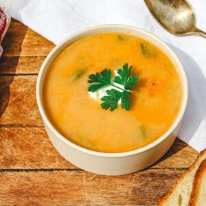 Spring green bean soup