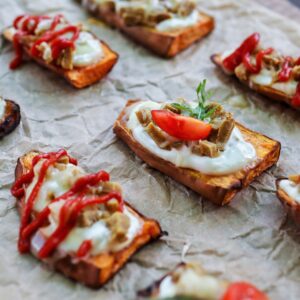 Stuffed sweet potato