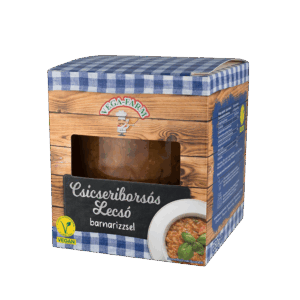 Csicseriborsós Lecsó barnarizzsel • 350 g