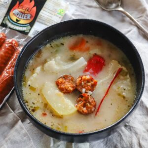 Tavaszi tárkonyos krumplileves