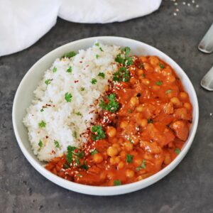 Csicseriborsós curry